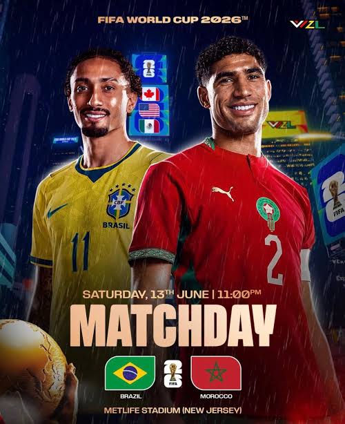 WC26: Brazil vs Morocco