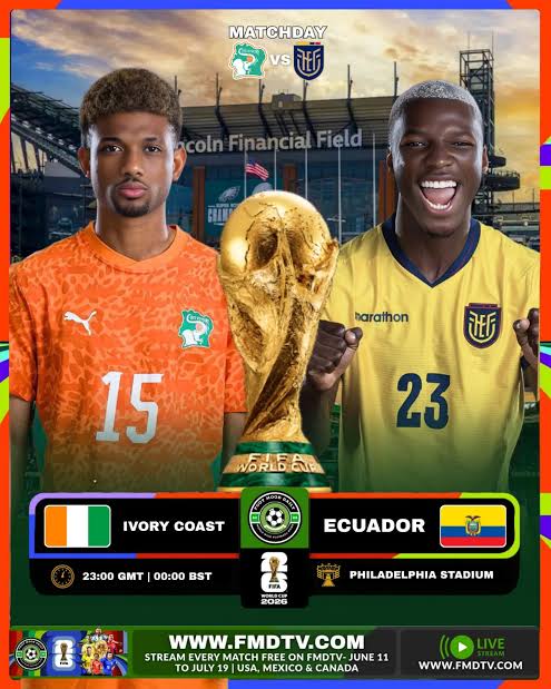 WC26: Ivory Coast vs Ecuador