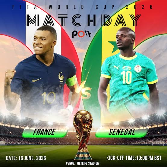 WC26: France vs Senegal