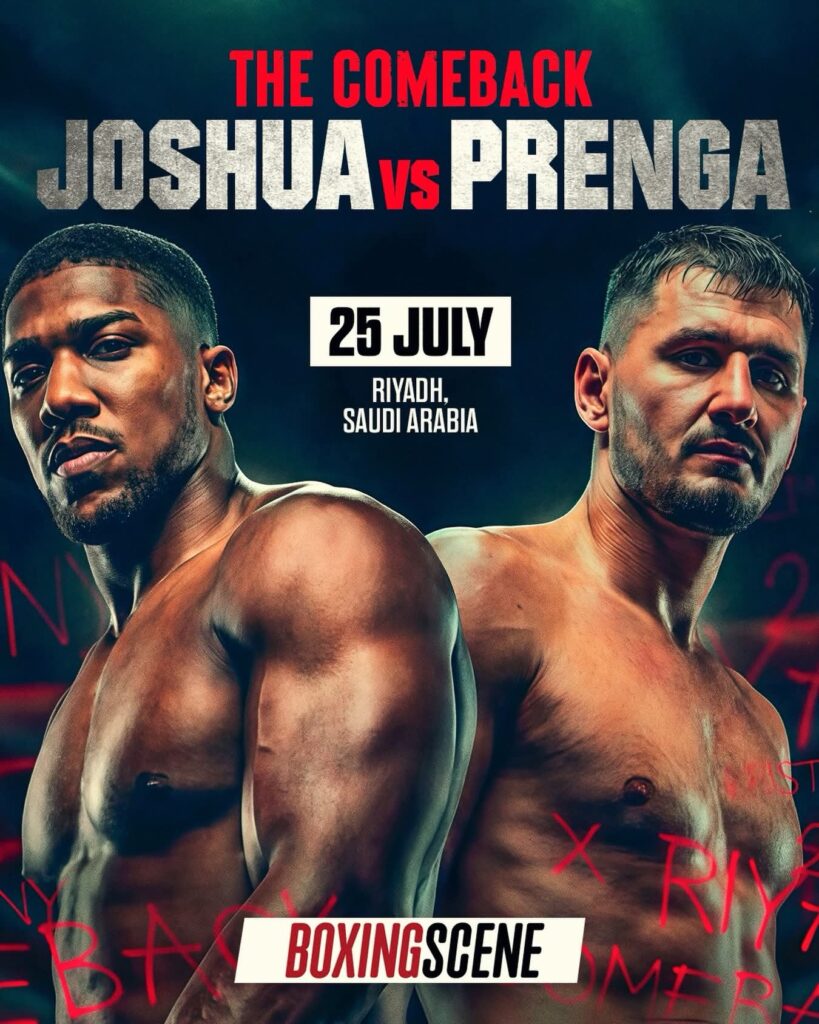 Anthony Joshua vs Kristian Prenga