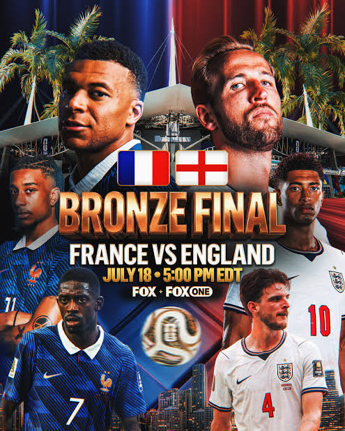 WC26 (3rd Place): France vs England